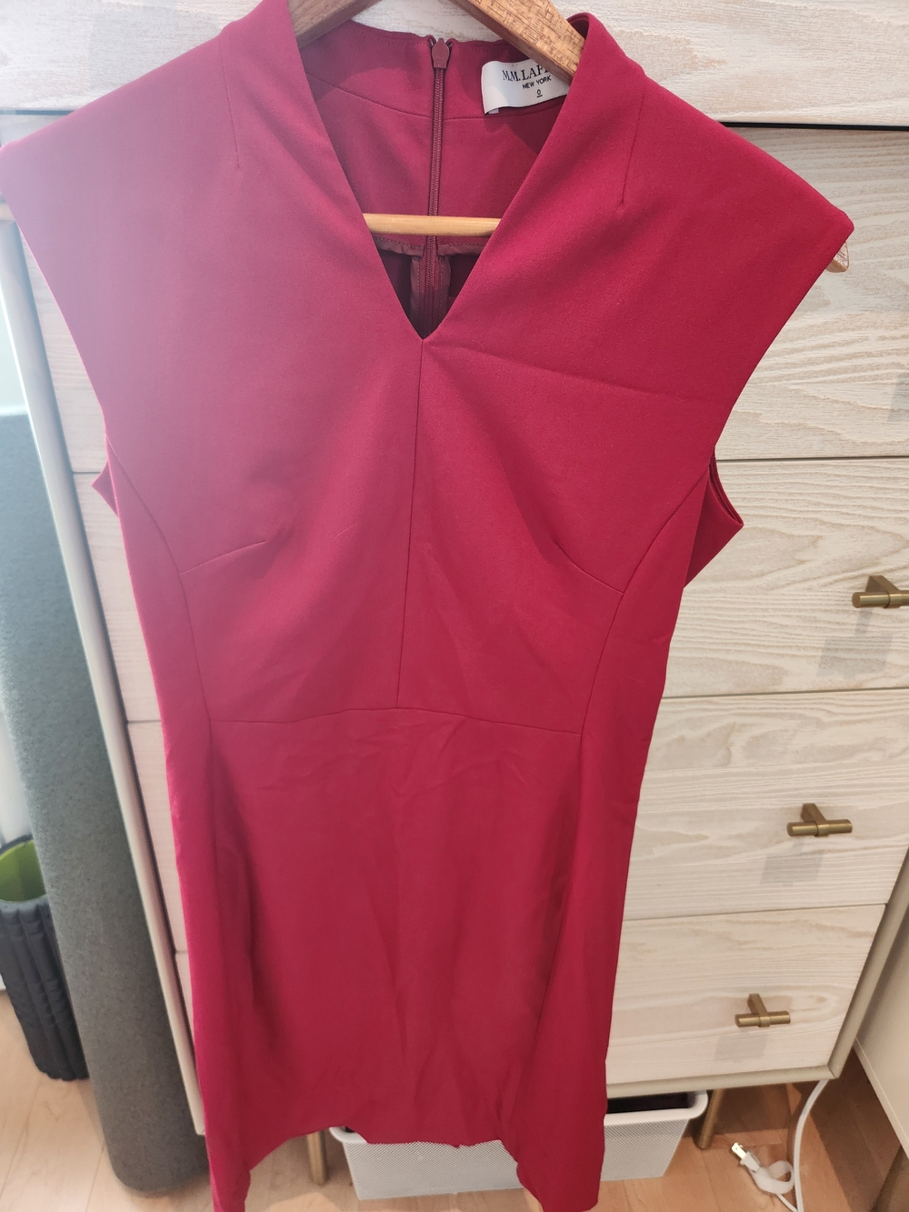 MM Lafleur Aditi Dress in Deep Red
